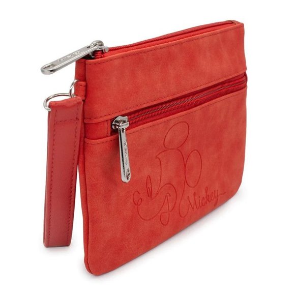 Buckle Down Disney Mickey Mouse Double Pocket Wristlet - Picture 3 of 6